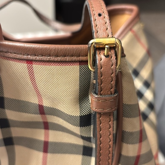 Pre-owned BURBERRY Canterbury Tote Horseferry Check Canvas - Picture 12 of 16